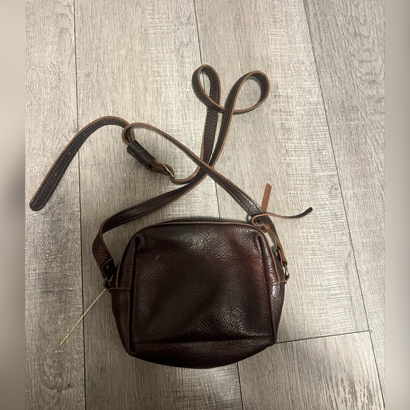 Portland Leather MESA MINI CROSSBODY in Cold Brew - Picture 5 of 6